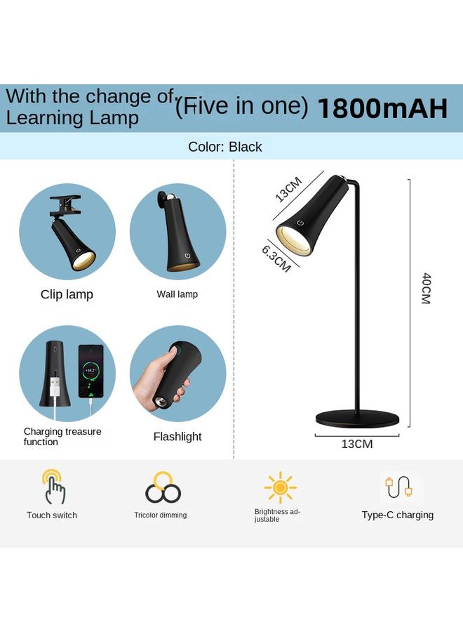 Bluejw Multi-functional Magnetic Absorption Learning Lamp Office Desktop Professional Reading And Writing Student Dormitory Special Reading Eye Protection Learning Desk Lamp - Image 1