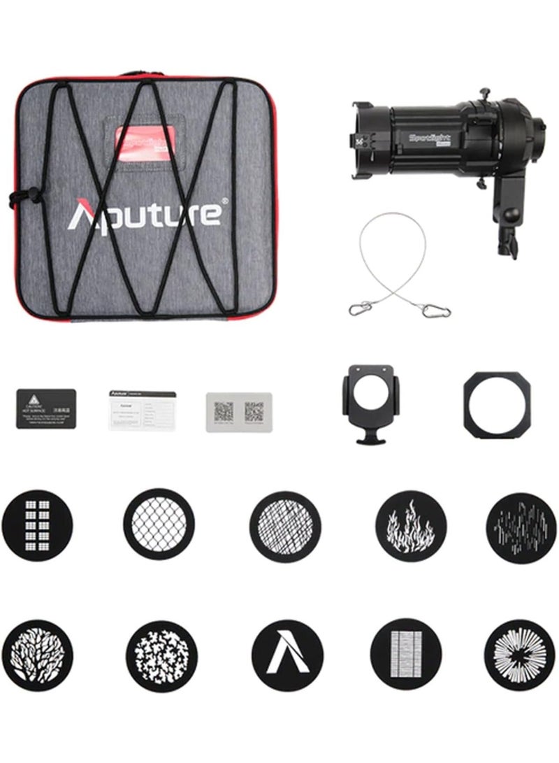 أبتشر مجموعة عدسات Aputure Spotlight Mini 36° – ملحق إضاءة احترافي مع قاعدة Bowens - Image 5