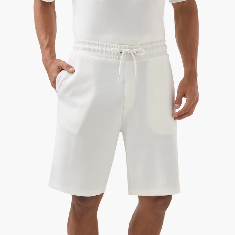 إمبيرور Emperor Logo Shorts with Pockets and Drawstring Closure