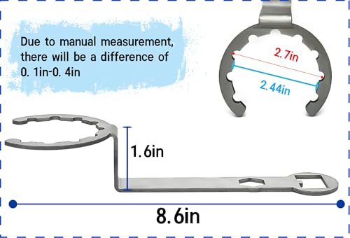DUODUO Removal Wrench 002963Compatible with Waring CB6 CB10 CB15 etc Lock Nut 012008 Blade Assembly 502977 3in1As a Bottle Opene - Image 3