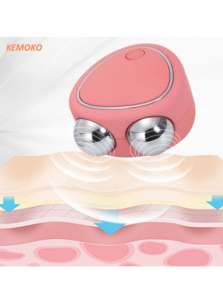 AROAQ Microcurrent Face Lifter, Anti-aging Instant Face Lift Device, Usb Charging Sonic Vibration Facial Lifter For Facial Wrinkle Remover Toning Device For Skin Face Pull Tight Lift, ( Pink ) - Image 3