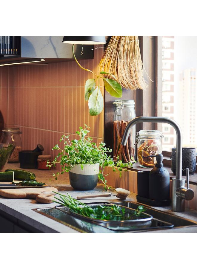 إيروريكس جرة مع غطاء، زجاج شفاف، 2 لتر - Image 3