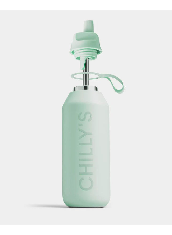 Chilly's | Water Bottle | Series 2 | Flip | 500ml | Lichen - Image 3