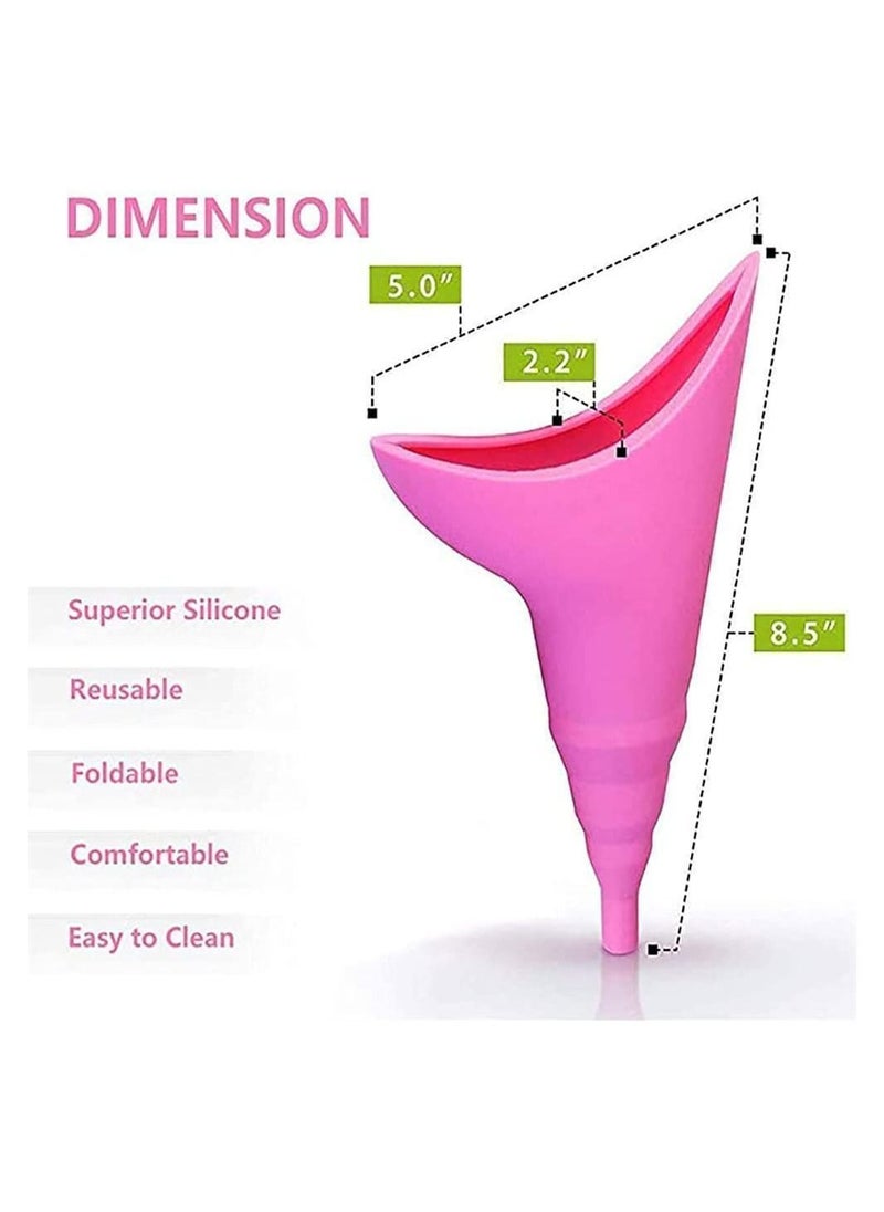 Generic Female Urination Device, Portable Urinal, Reusable Urinal Funnel, Standing Funnel for Travel, Camping, Hiking, Outdoor Activities  - Image 2