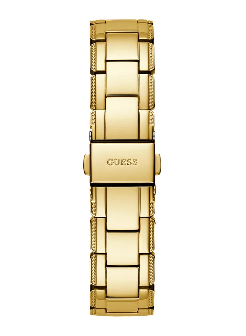 GUESS Women's Gold Tone Analog Quartz Stainless Steel Watch GW0470L2 - 33mm - Image 4