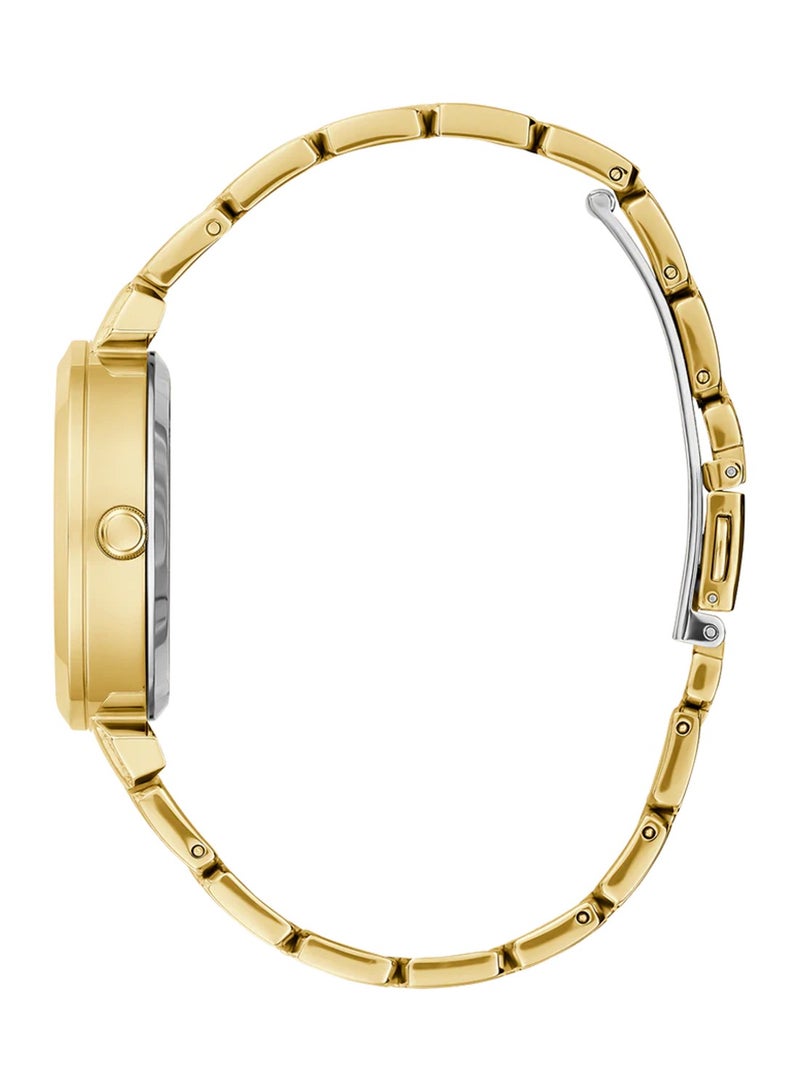 GUESS Women's Gold Tone Analog Quartz Stainless Steel Watch GW0470L2 - 33mm - Image 3