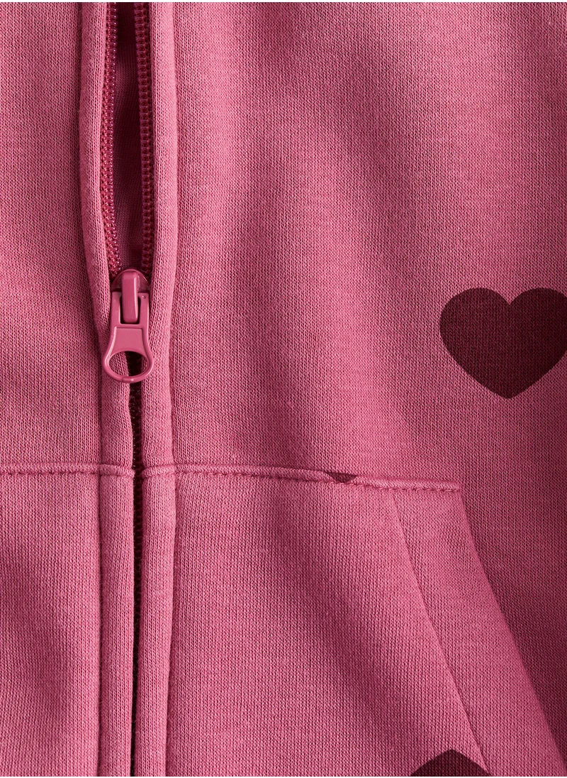 اتش اند ام Zip-Through Hoodie