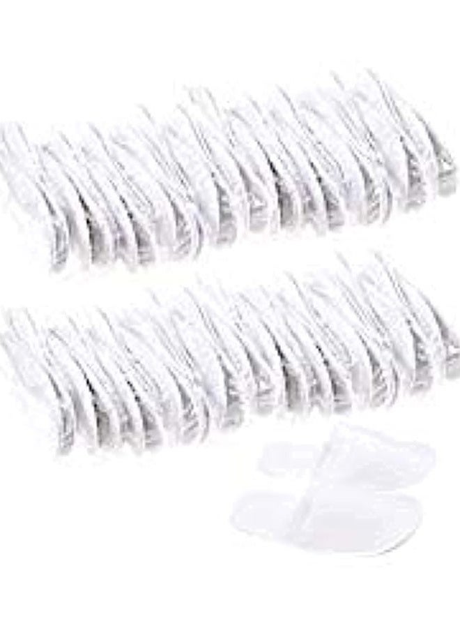 Rocutus 12 Pair Disposable Slippers, Bulk Guest Use, Fits Up to US Men Size 8 Women Size 9, Non-Slip for Hotel, Home, Train, Travel (12 Pair) - Image 1