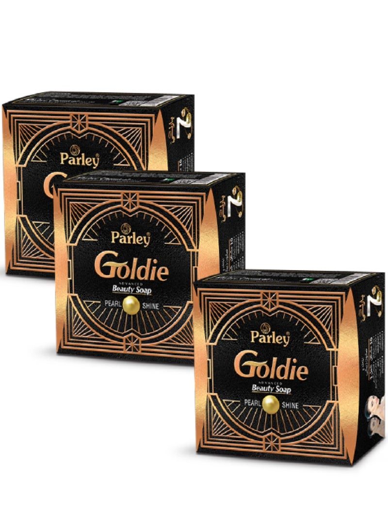 بارلي ثلاثة قطع من صابون جولدي للجمال - Image 1