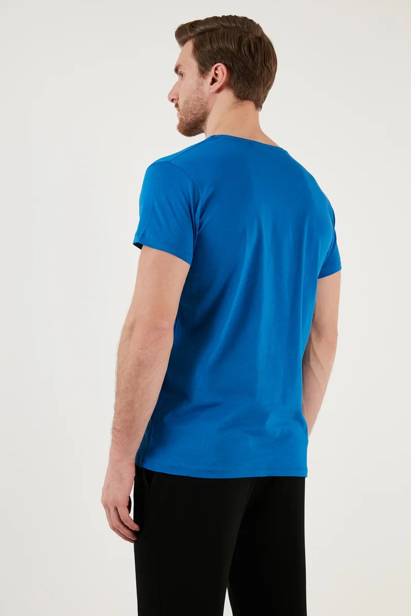 Buratti Crew Neck 100% Cotton Slim Fit T Shirt Men's T Shirt 541Quınt