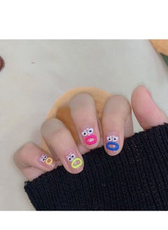 Generic Funny Expression Design Nail Art Stickers, Self Adhesive Jelly Nail Art Decals, Nail Art Supplies For Women And Girls  - Image 5