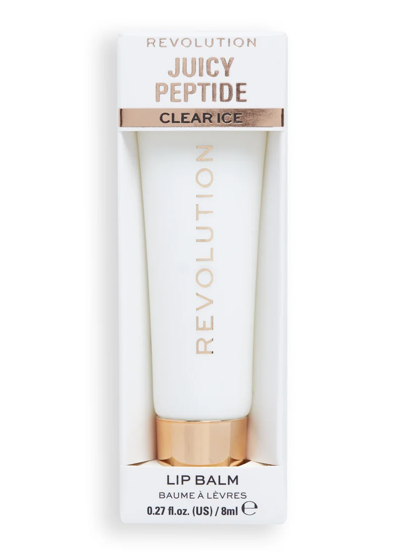 REVOLUTION Revolution Juicy Peptide Lip Balm Clear Ice