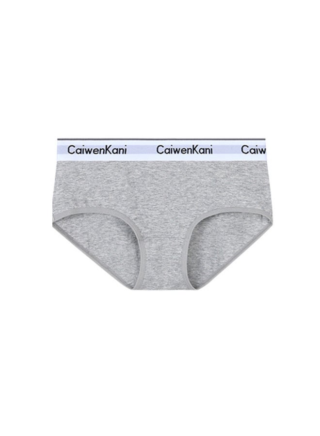 Women's Underwear, Pure Cotton, Antibacterial, Traceless, Breathable, Boxer Mid-waist Girls' Briefs, Sports Shorts