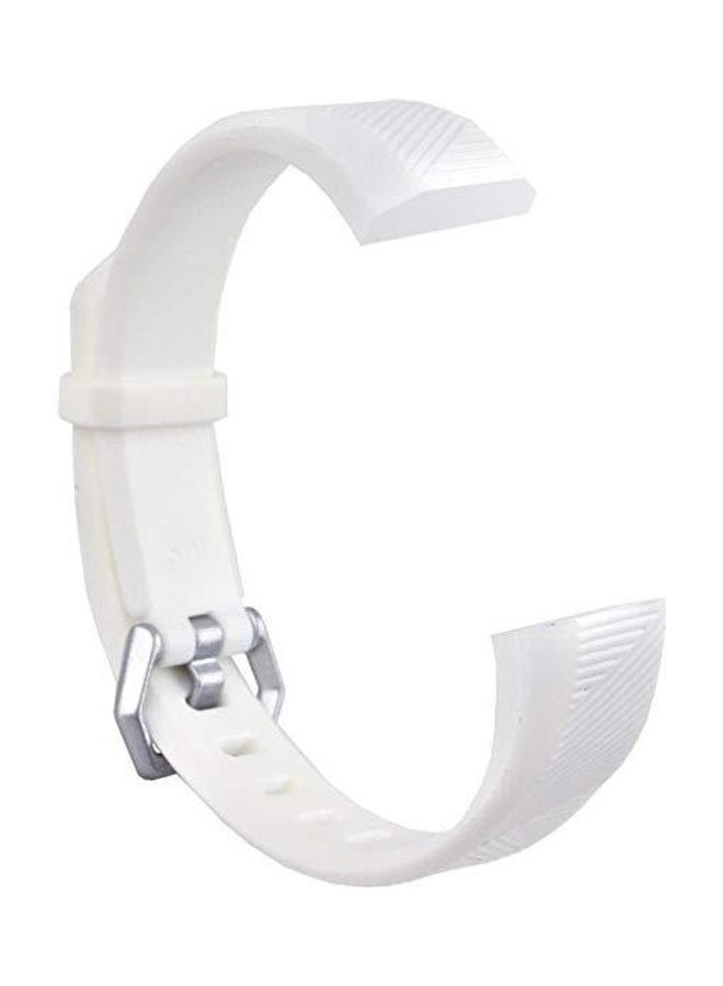 NIBEMINENT Children Silicone Twilled Wrist Strap for Fitbit ACE(White) White