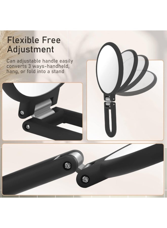 Double Sided Magnifying Mirror 15X Cosmetic Makeup Mirror (Black) - Image 4