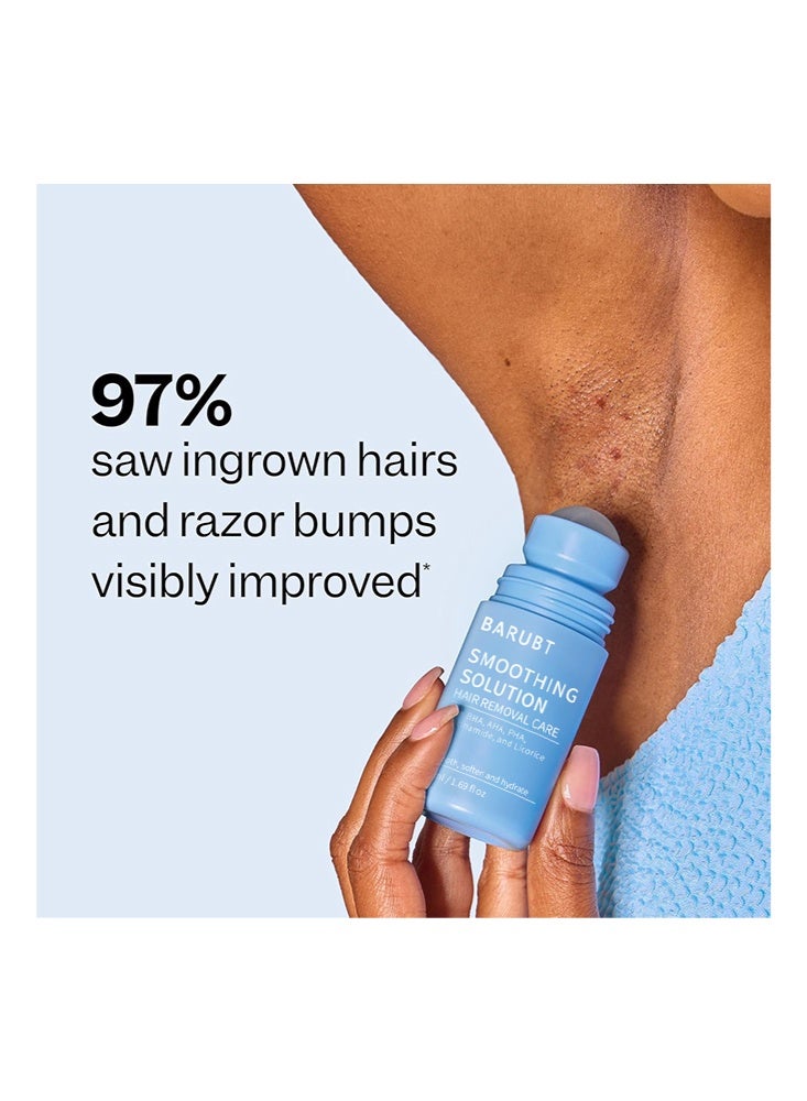 باروبت محلول تنعيم، عناية بإزالة الشعر - تنعيم نتوءات الحلاقة والشعر الناشب، محلول نتوءات الحلاقة والشعر الناشب، يُنعّم البشرة ويرطبها لفترة طويلة 50 مل - Image 2