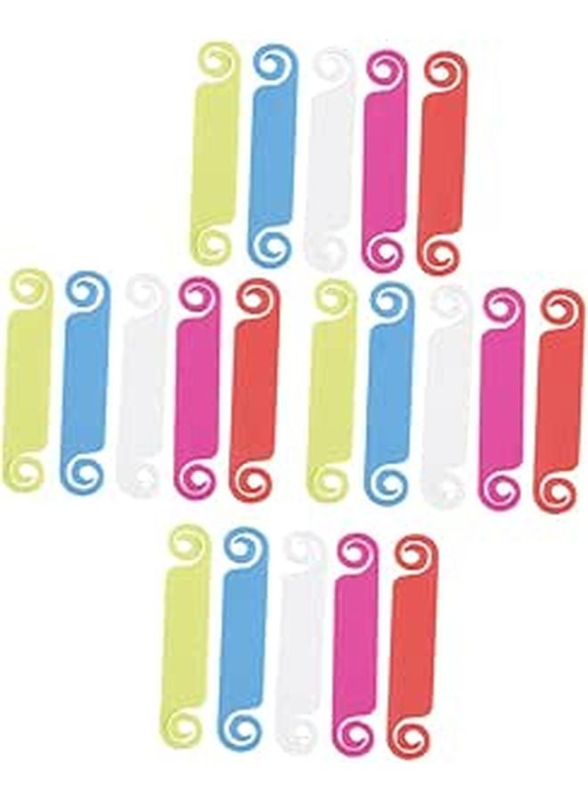 10 Pack Waterproof Cable Tags Colorful Cord Identification Labels for Home Electronics Use - Image 1