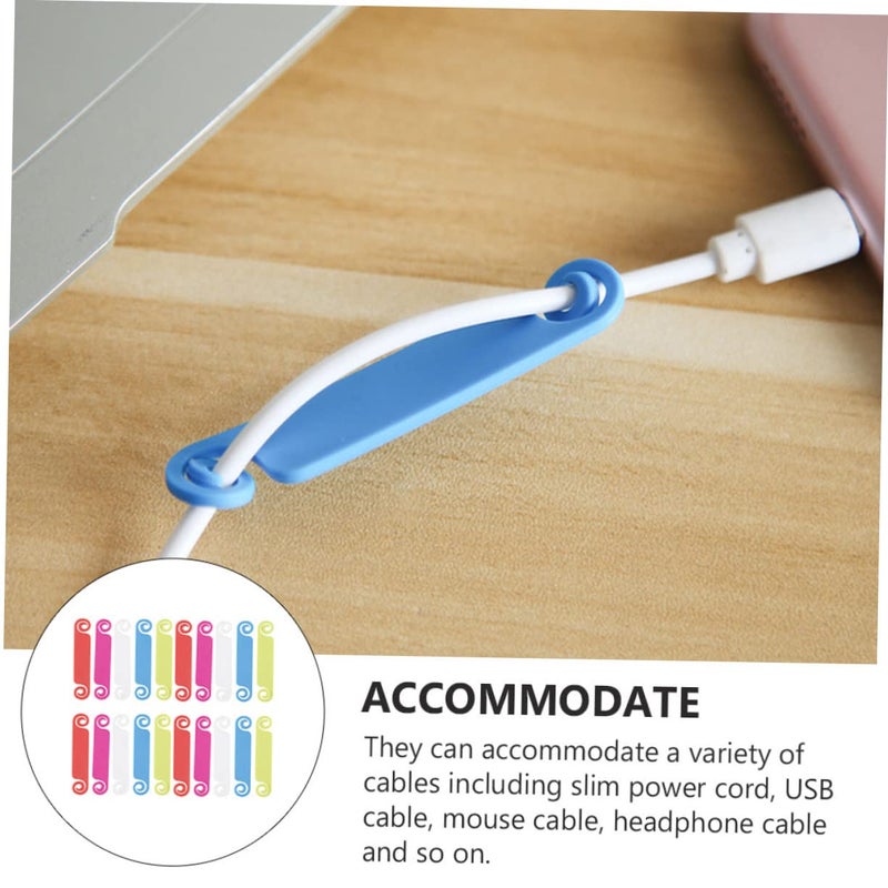 10 Pack Waterproof Cable Tags Colorful Cord Identification Labels for Home Electronics Use - Image 4