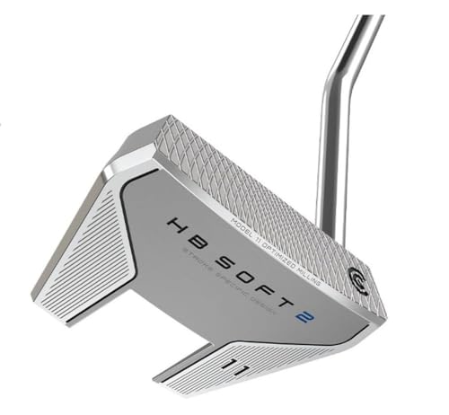 Cleveland Golf HB Soft 2 Putter Model 11 Silver 35 Single Bend Oversized Grip Right Hand - Image 1