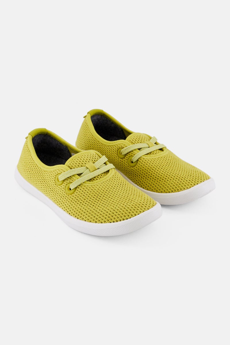Allbirds Women Lace Up Casual Shoes, Bright Olive - Image 1