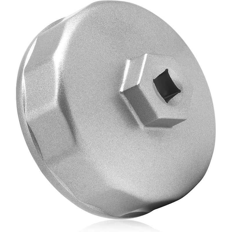 QQWD Oil Filter Wrench, Heavy Duty 74mm 14 Flutes Oil Filter Cap Wrenches Removal Tool Compatible with Mercedes Benz, Audi, VW, Porsche, Audi, Mazda, Sprinter Select Mobil1, Bosch, Mahle - Image 1