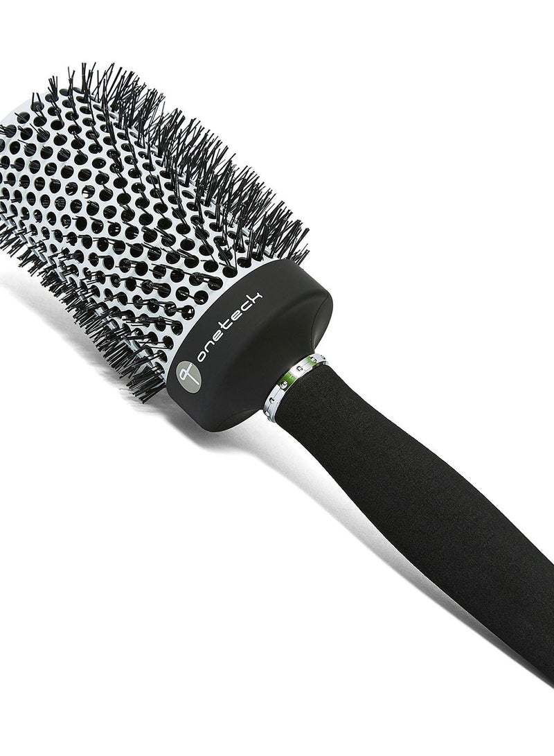 NIBEMINENT Ceramic Hair Brush Black 53millimeter - Image 3