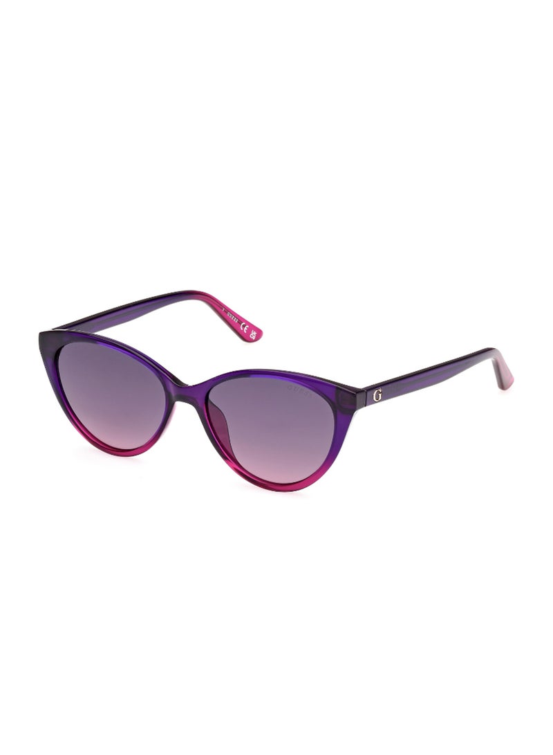 GUESS Girls UV Protection Cat Eye Shape Plastic Sunglasses GU829177B51 - Lens Size: 51 Mm - Fuxia - Image 1