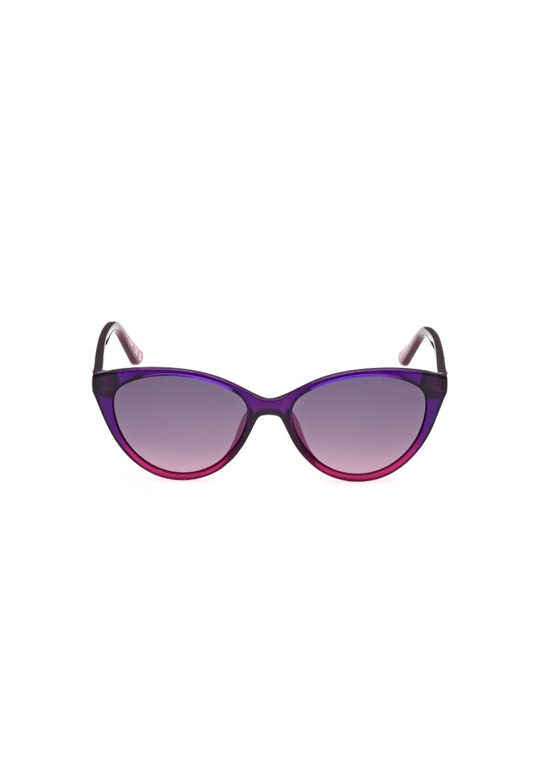 GUESS Girls UV Protection Cat Eye Shape Plastic Sunglasses GU829177B51 - Lens Size: 51 Mm - Fuxia - Image 3