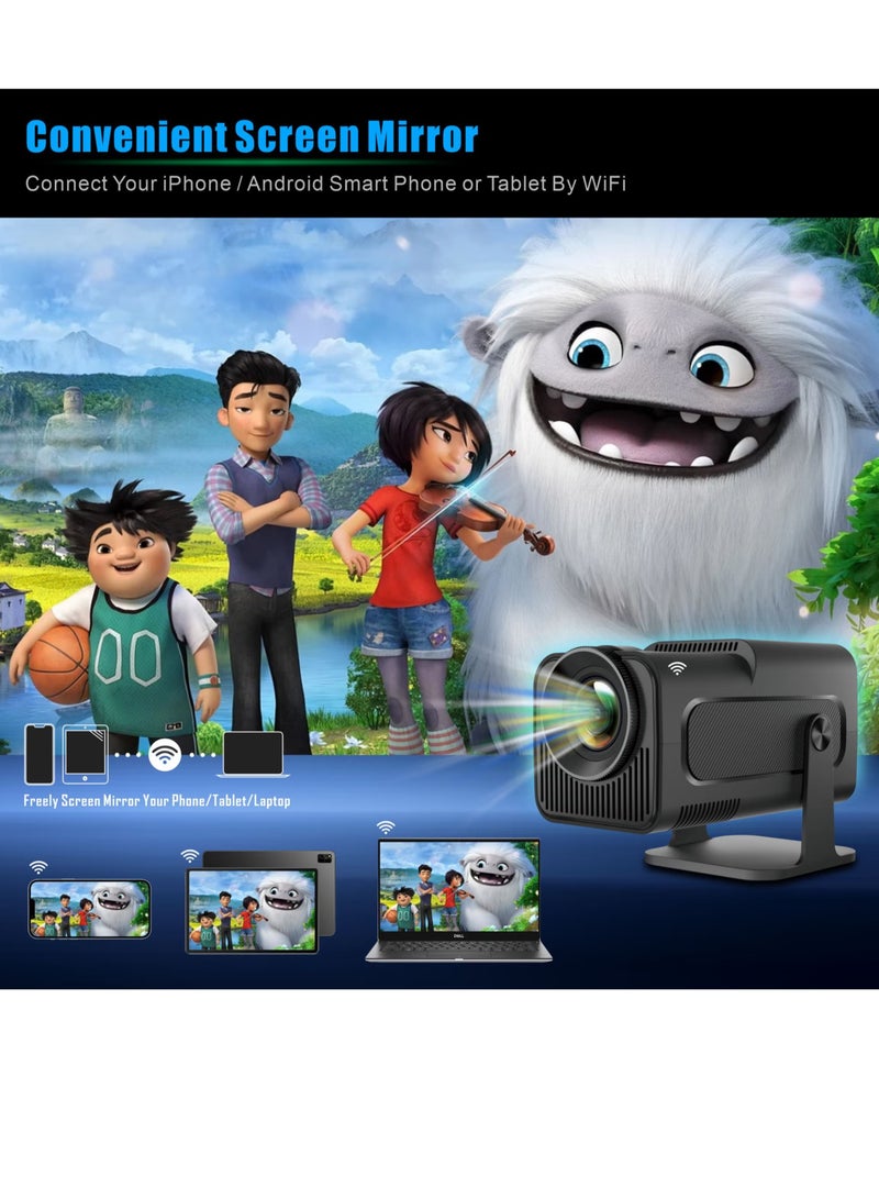 4K Ultra HD Resolution: Enjoy crystal-clear visuals with 4K resolution, bringing your movies, games, and presentations to life with stunning detail.