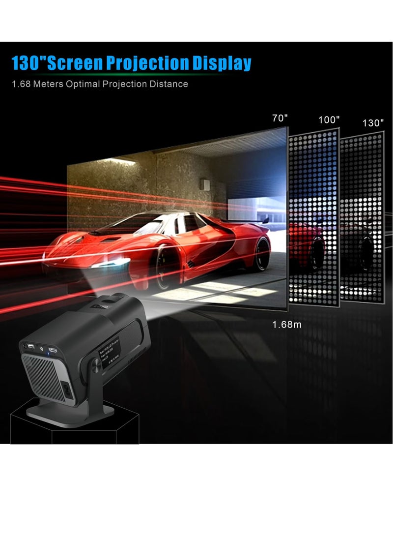 4K Ultra HD Resolution: Enjoy crystal-clear visuals with 4K resolution, bringing your movies, games, and presentations to life with stunning detail.