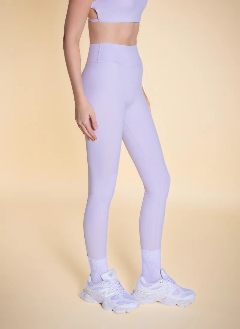 Shapes Purple SOFT DETAILED LEGGINGS for Women | Best Price UAE