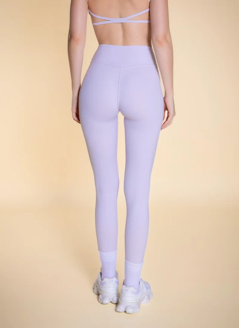 Shapes Purple SOFT DETAILED LEGGINGS for Women | Best Price UAE