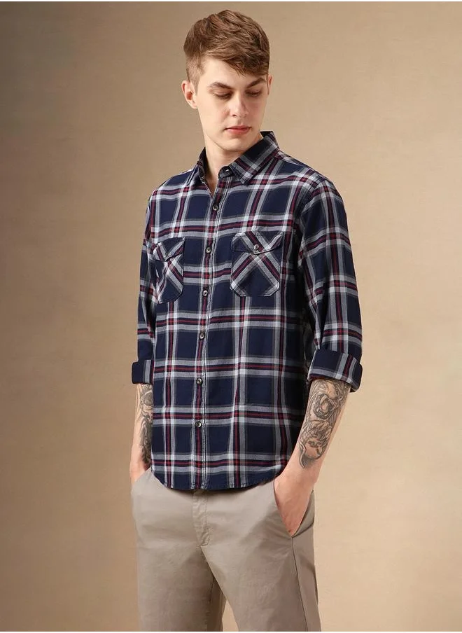 Dennis Lingo Multi Colour Relaxed Fit Cotton Shirt – Stylish and Comfortable