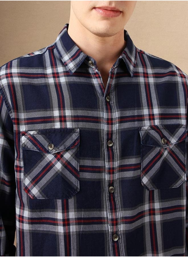 Dennis Lingo - Multi Colour Relaxed Fit Cotton Shirt – Stylish and Comfortable - Image 1