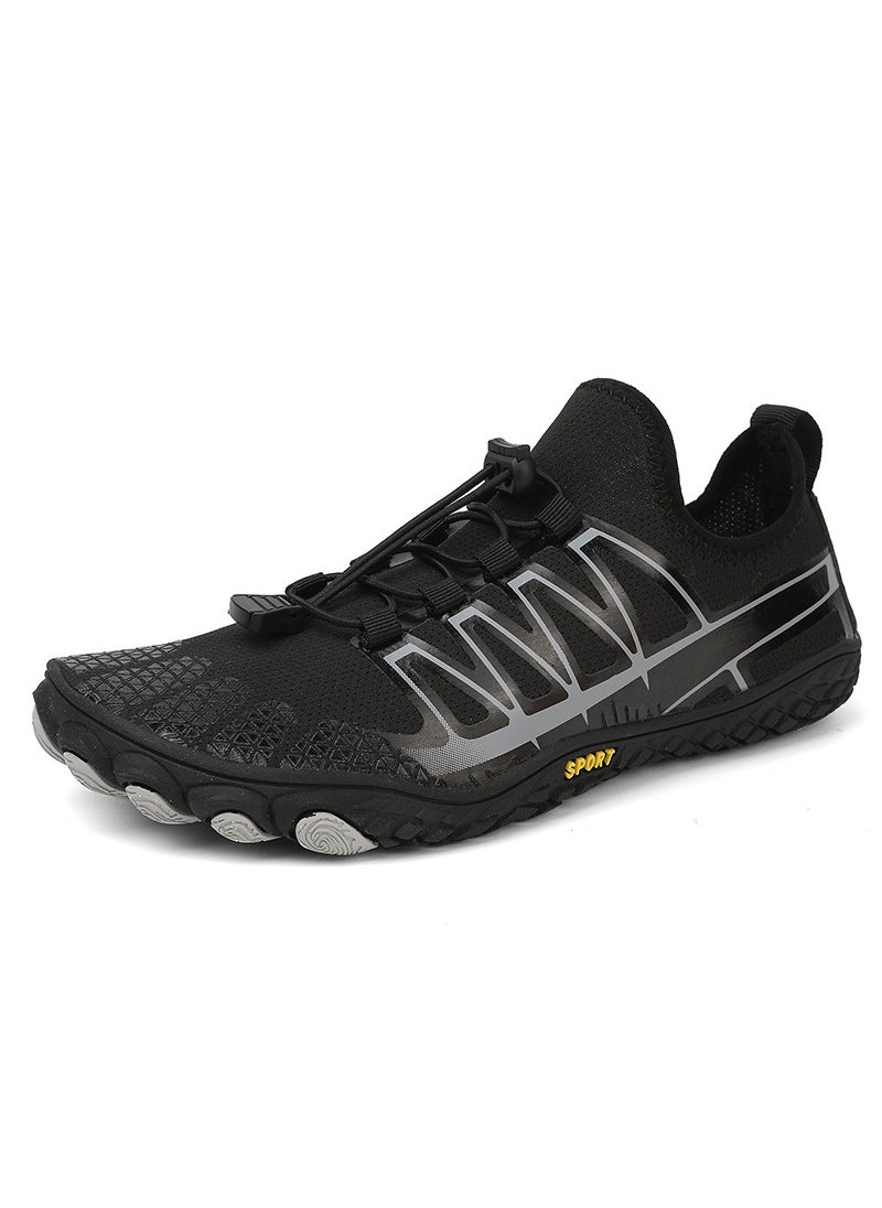 Unisex Quick-Dry Wading Shoes Anti-Slip Beach Swim 705 Black 