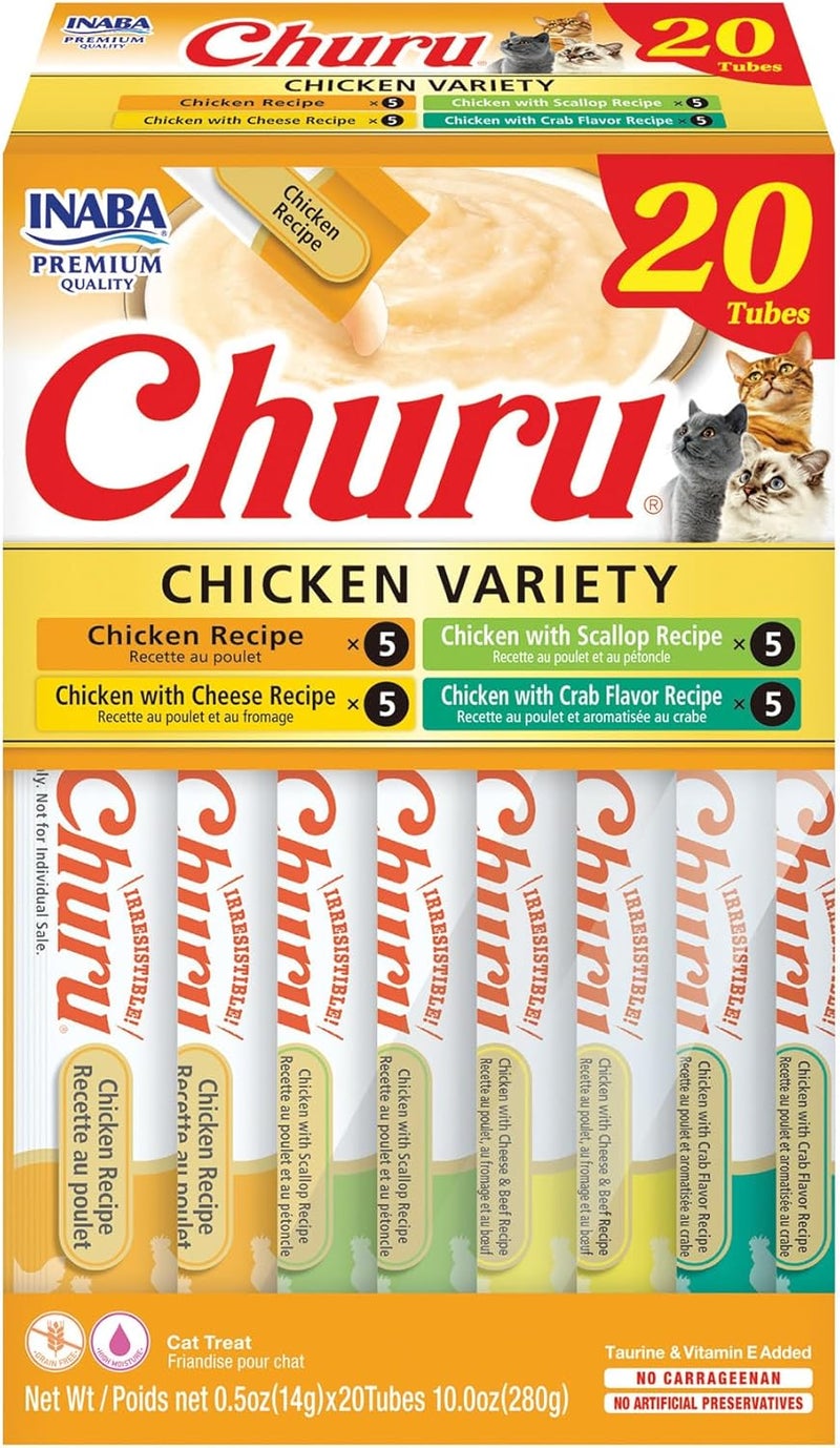 Inaba churu treats for cats chicken variety 20 * 14g - Image 1