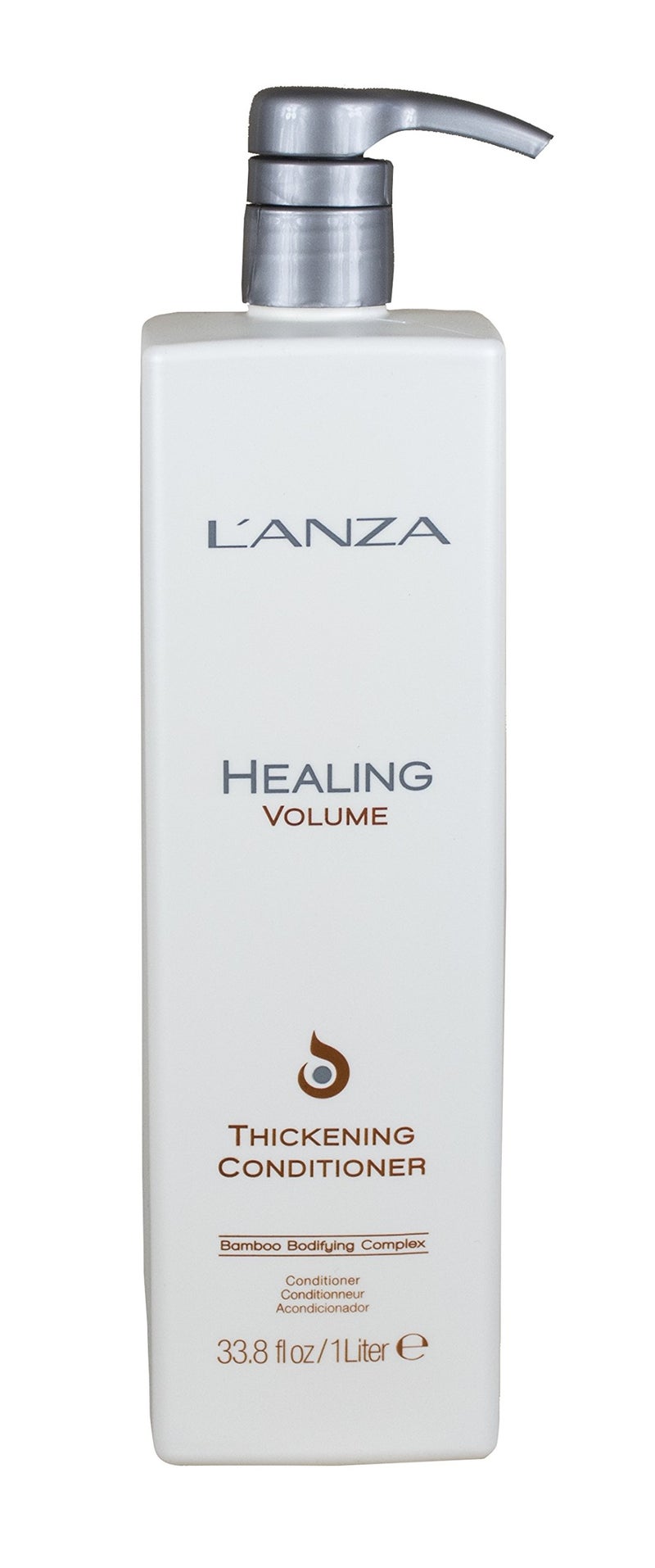LANZA L'ANZA Healing Volume Thickening Conditioner, Boosts Shine, Volume, and Thickness of Fine Flat Hair, Hair Thickening Conditioner Rich With Bamboo and Keratin, Luxury Hair Care - Image 1