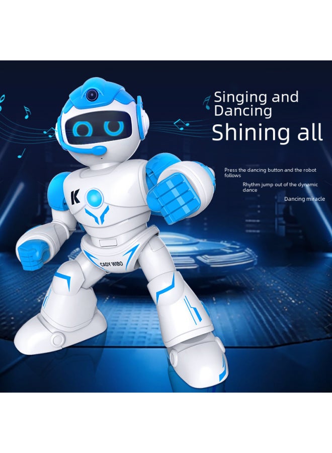 JJRC Smart Robot Mobile Phone Remote Control Follow Robot Dialogue Educational Children Toy Robot Toy-Color:Red - Image 3