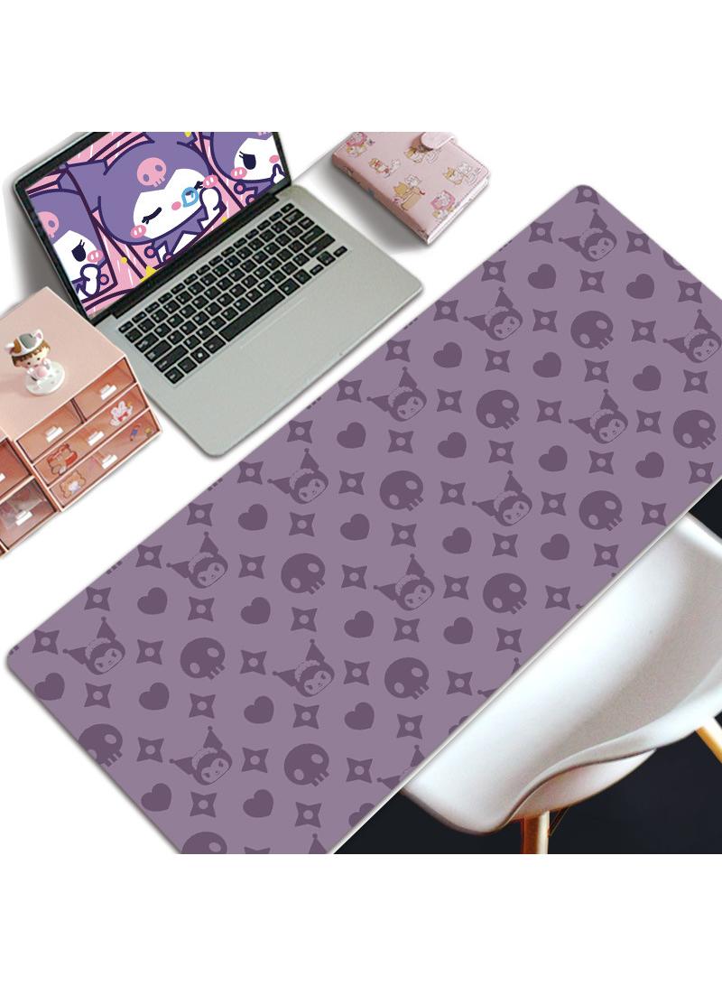 Y&D Kuromi Girls Gift Gaming Mouse Pad Extended Large Mat Desk Pad Stitched Edges Mousepad Long Mouse Pad And Non-Slip Rubber Base Mice Pad 800X300X4mm - Image 1