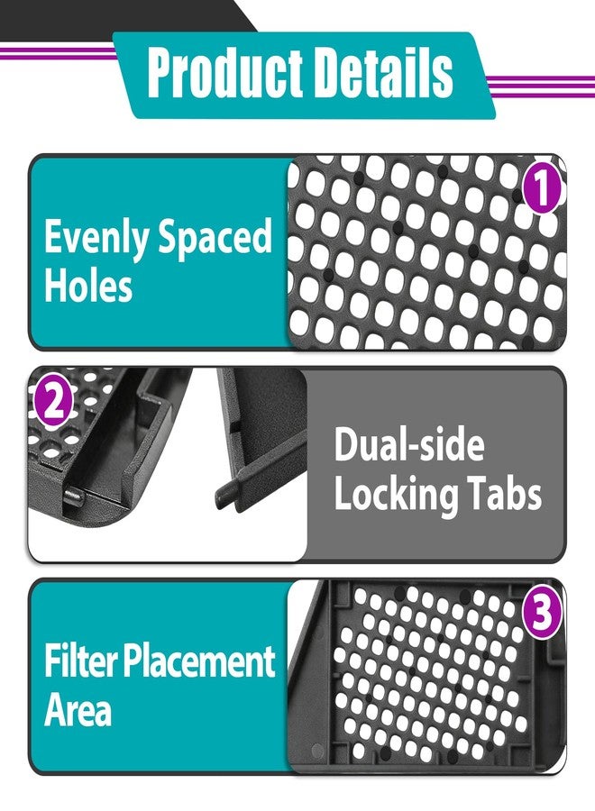 Joworthy 3 Pcs 19729 Filter Side Covers Compatible with ResMed AirSense 10, AirStart 10, AirCurve 10 CPAP/AutoSet/VPAP Machines, Durable Material Replacement Side Panel, Secure Fit(Black) - Image 5