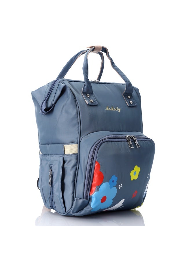 CROSSLAND Waterproof Diaper Backpack with Thermal Pockets – Multi-Function Baby Changing Bag for Moms - Image 1
