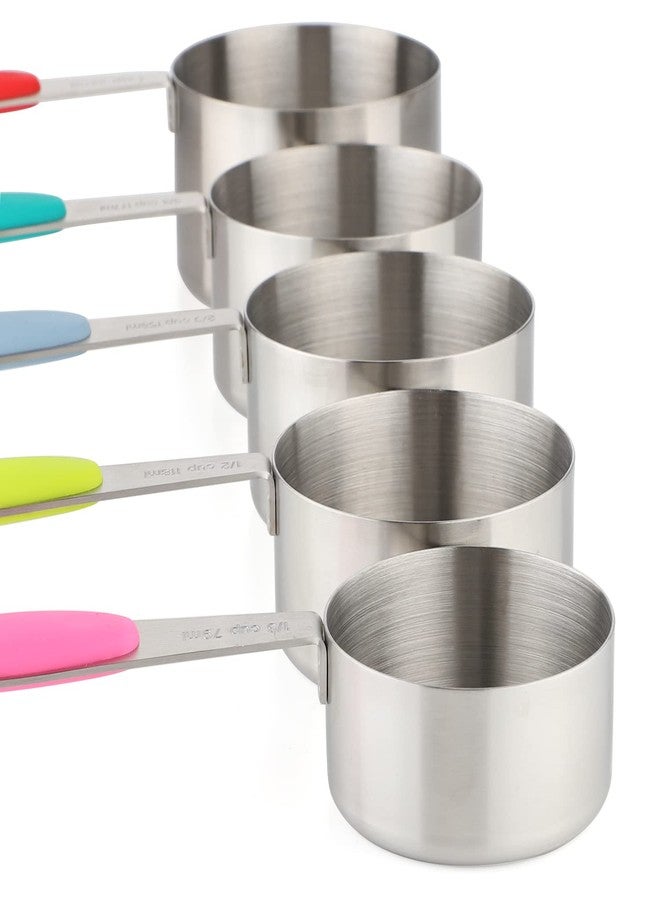Turewin Measuring Cups and Spoons Set of 13 Including Stainless Steel Measuring Cups Nesting Measuring Spoons for Dry and Liquid Ingredients - Image 5