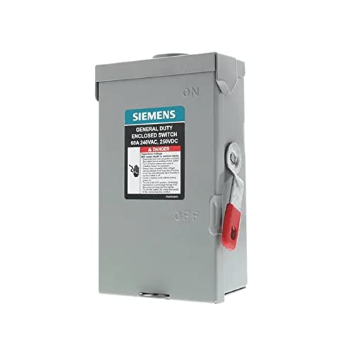 SIEMENS 2P 30A 240V General Duty Safety Switch Outdoor, Non-Fusible - Image 4