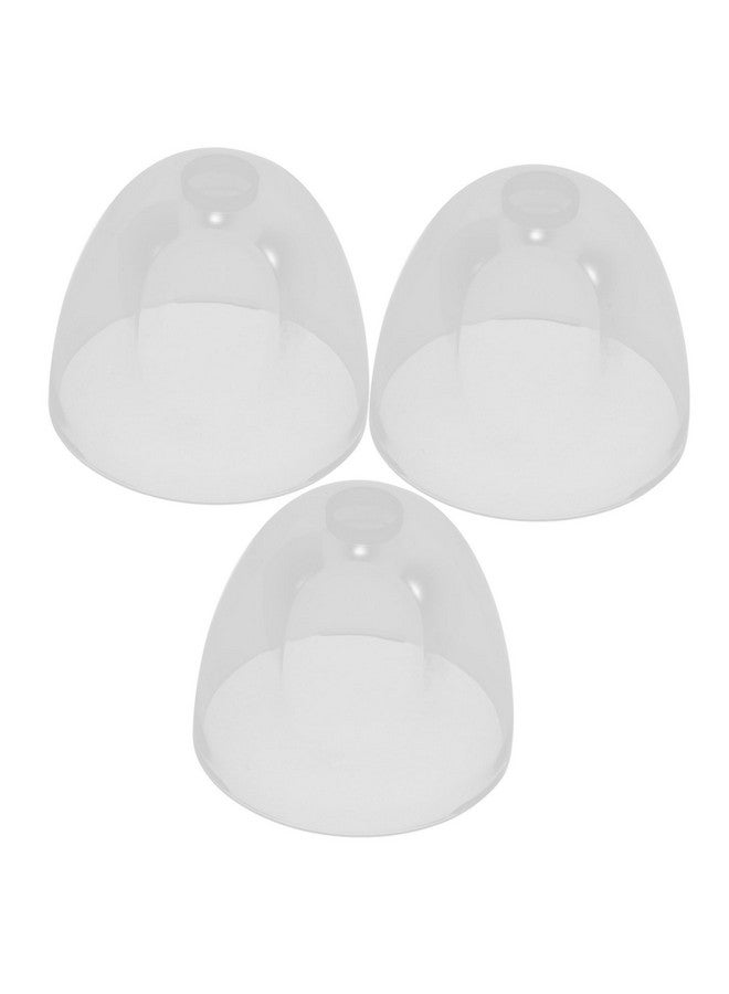 Toyvian غطاء زجاجات بلاستيكية شفافة Toyvian 3 قطع لزجاجات التغذية ملحقات استبدال مريحة للاستخدام مع زجاجات الحليب - Image 1