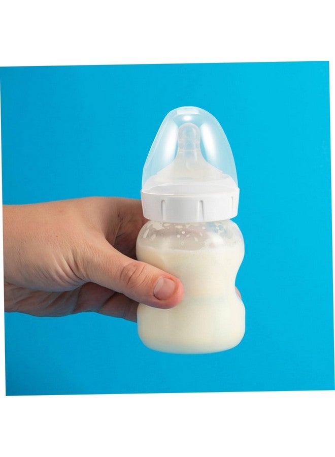 Toyvian غطاء زجاجات بلاستيكية شفافة Toyvian 3 قطع لزجاجات التغذية ملحقات استبدال مريحة للاستخدام مع زجاجات الحليب - Image 5