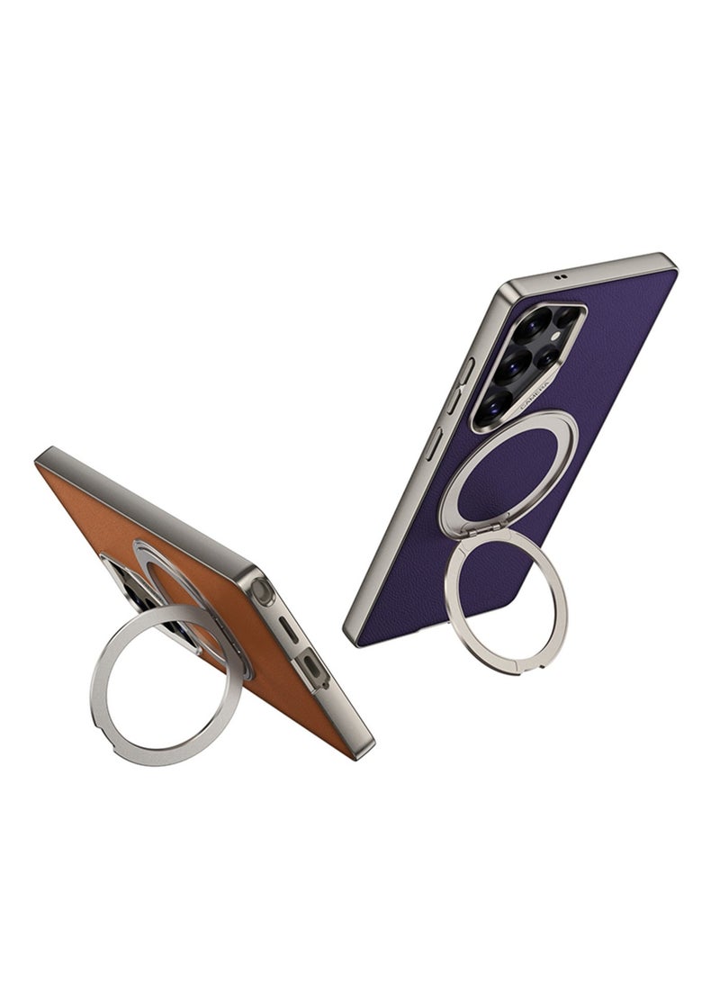 ليكا غطاء سامسونج جالاكسي S25 ألترا الخلفي الواقي الثقيل، غطاء مقاوم للصدمات بتصميم نحيف وقوي، مقاوم للخدوش والسقوط – تصميم جديد (كربوني) - Image 3