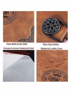 Excefore Coin Collecting Holder Album, with 150 Coin Pockets and 240 Paper Currency Pockets, Paper Money Currency PU Leather Pockets Collection Supplies Holders  - Image 4