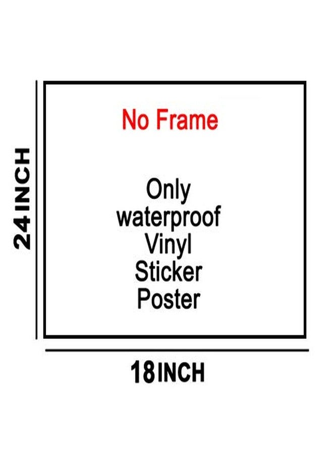 wallpics® Tamil Nadu Map Waterproof Vinyl Sticker Poster || (24X18 inches) can1861-2 - Image 2