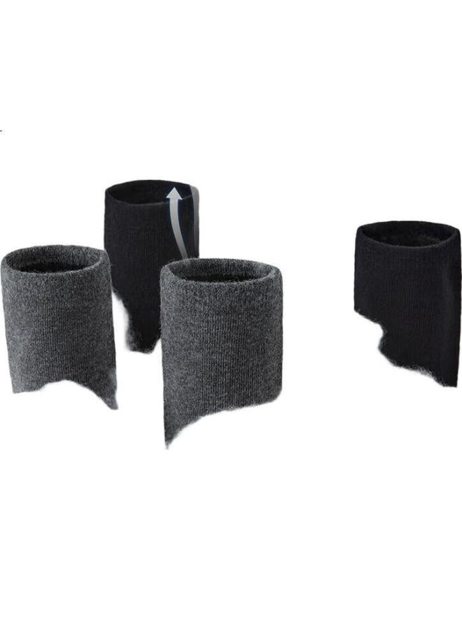 Free Go Freego Disposable Black Cotton Socks For Men And Women, Thin Travel All-Season Cotton Socks, Sweat-Absorbing Breathable Sports Socks, No-Wash - Image 3