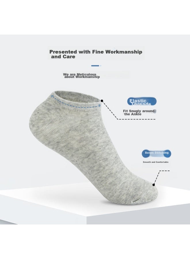 Free Go Freego Disposable Black Cotton Socks For Men And Women, Thin Travel All-season Cotton Socks, Sweat-absorbing Breathable Sports Socks, No-wash - Image 2